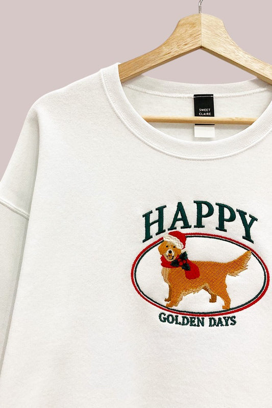 Holiday Golden Retriever Sweatshirt