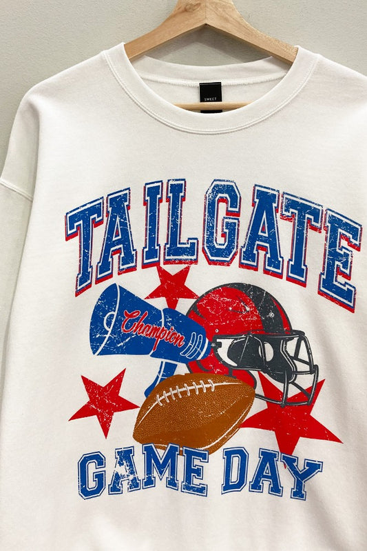 Tailgate Game Day Football Graphic Sweatshirt