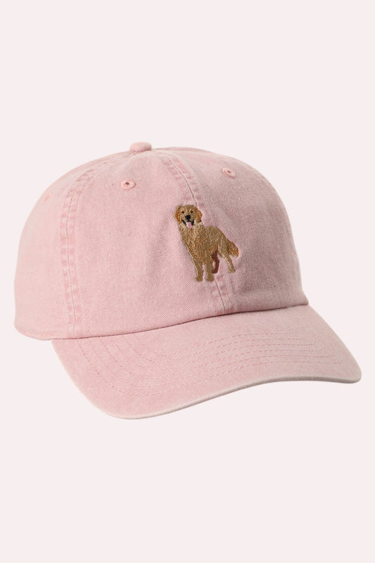 Golden Retriever Embroidered Baseball Cap