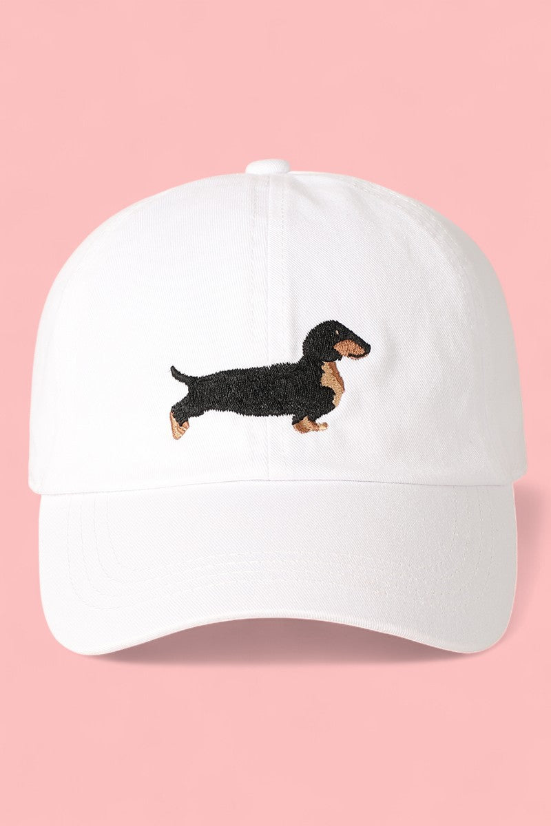 Dachshund Embroidered Baseball Cap