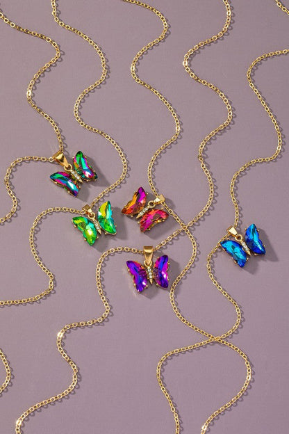 Butterfly Pendant Necklace