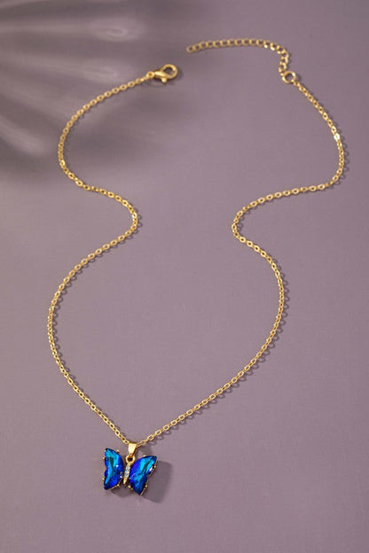 Butterfly Pendant Necklace