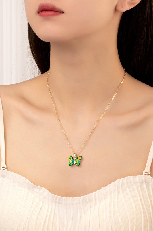 Butterfly Pendant Necklace
