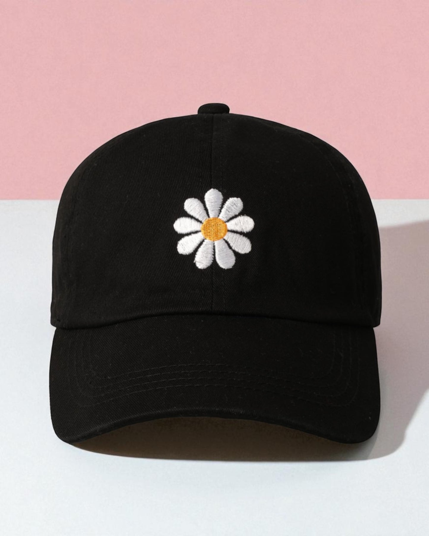 Vintage Floral Daisy Baseball Cap