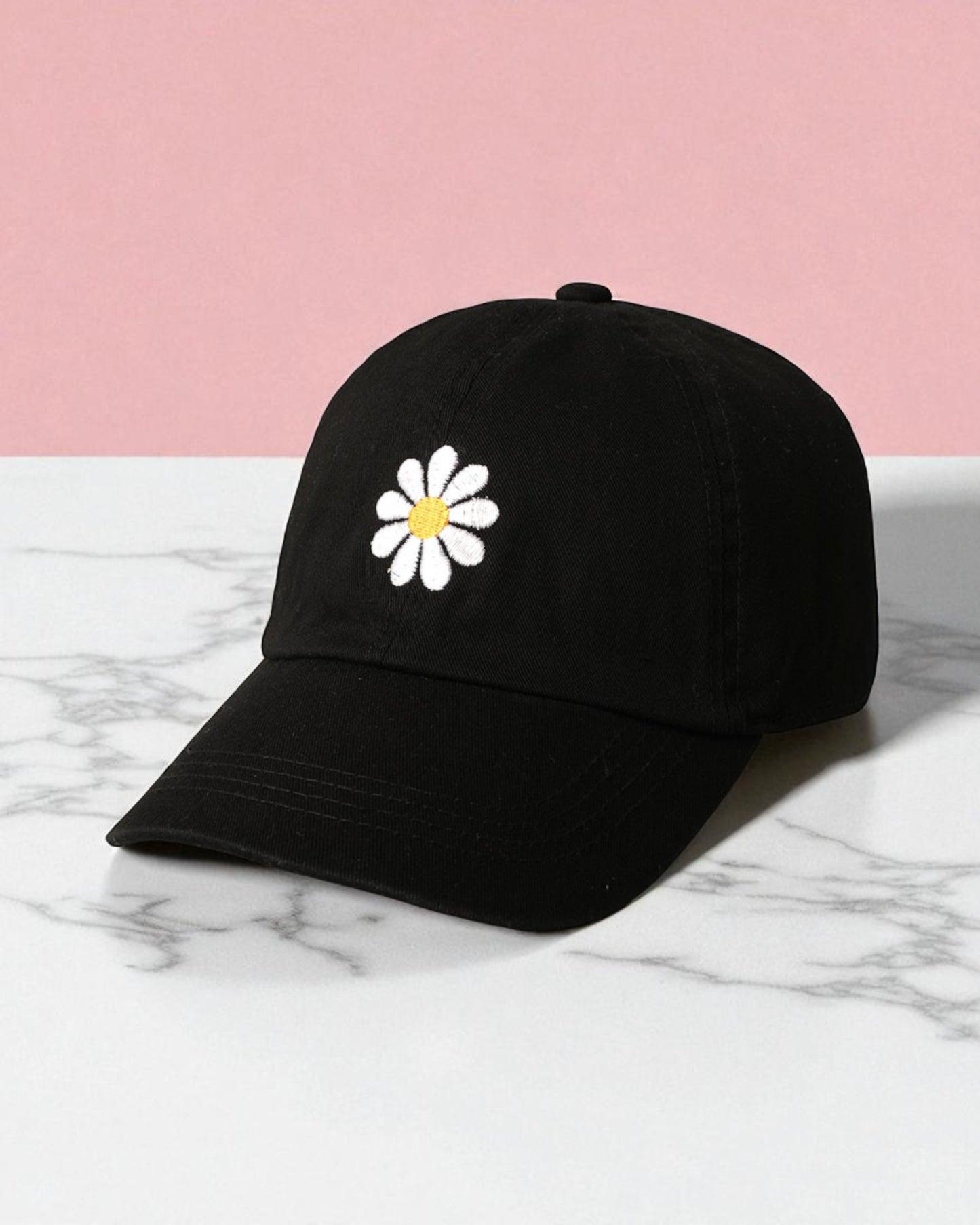 Vintage Floral Daisy Baseball Cap