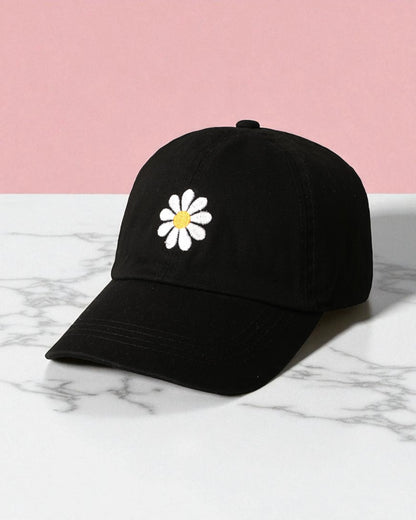Vintage Floral Daisy Baseball Cap