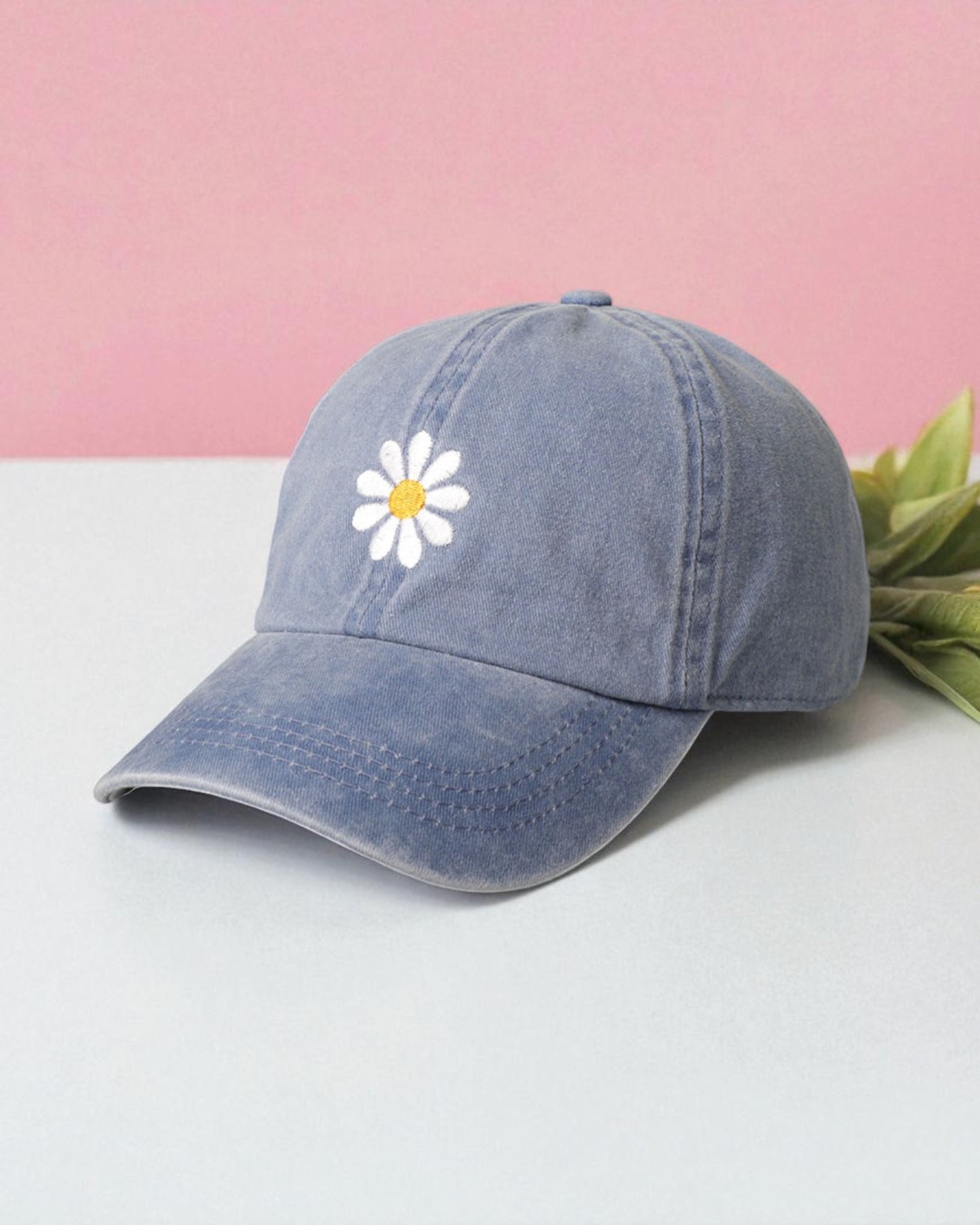 Vintage Floral Daisy Baseball Cap