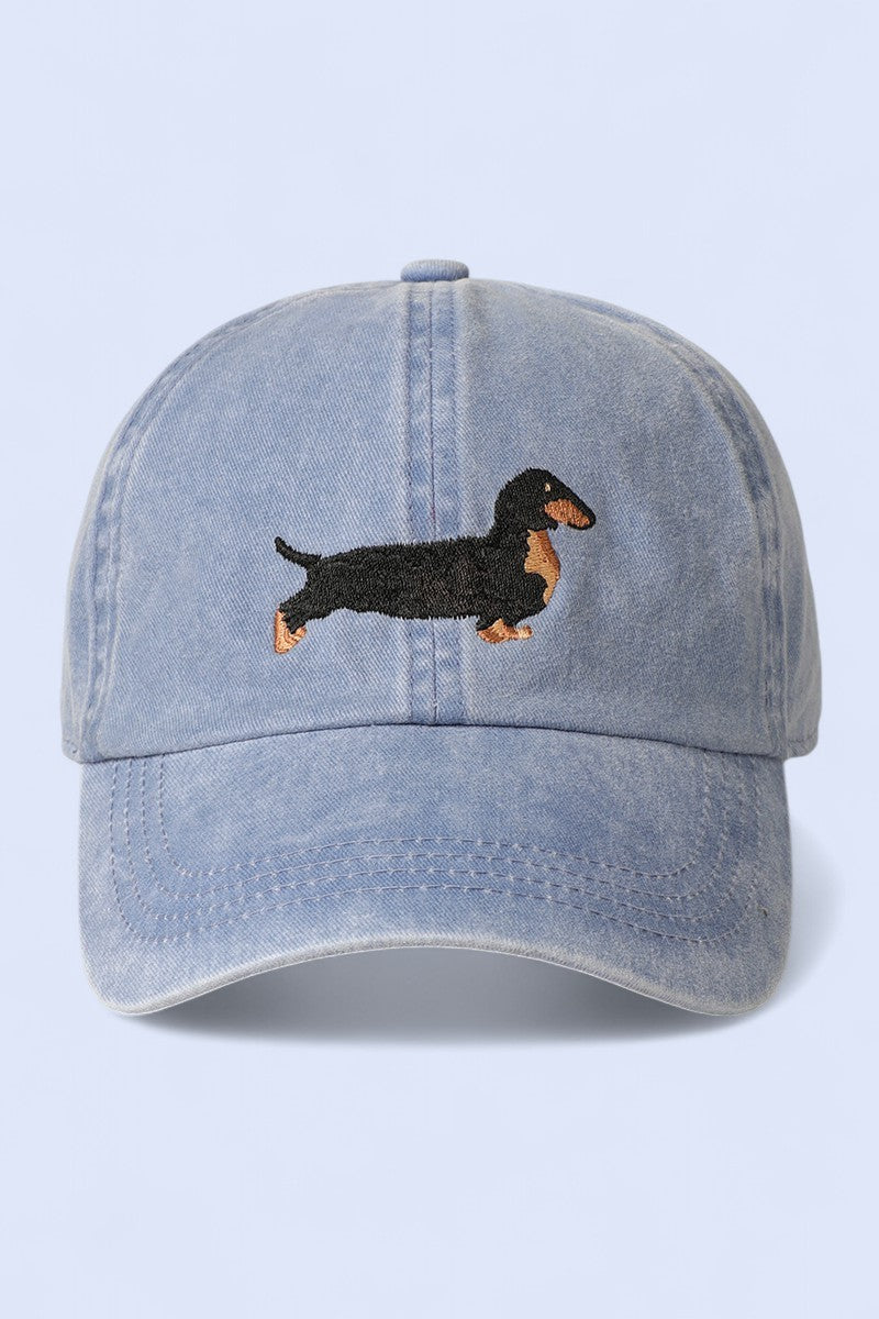 Dachshund Embroidered Baseball Cap