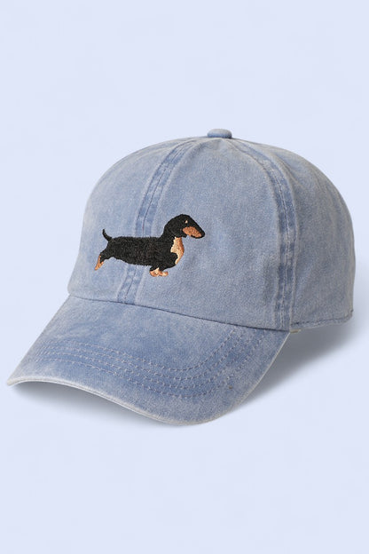 Dachshund Embroidered Baseball Cap