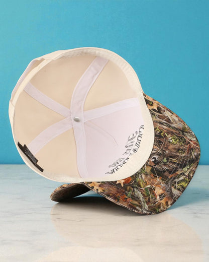 Kiss Me Cowboy Camo Trucker Hat