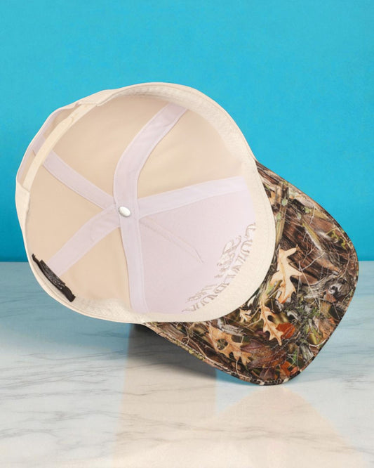 Kiss Me Cowboy Camo Trucker Hat