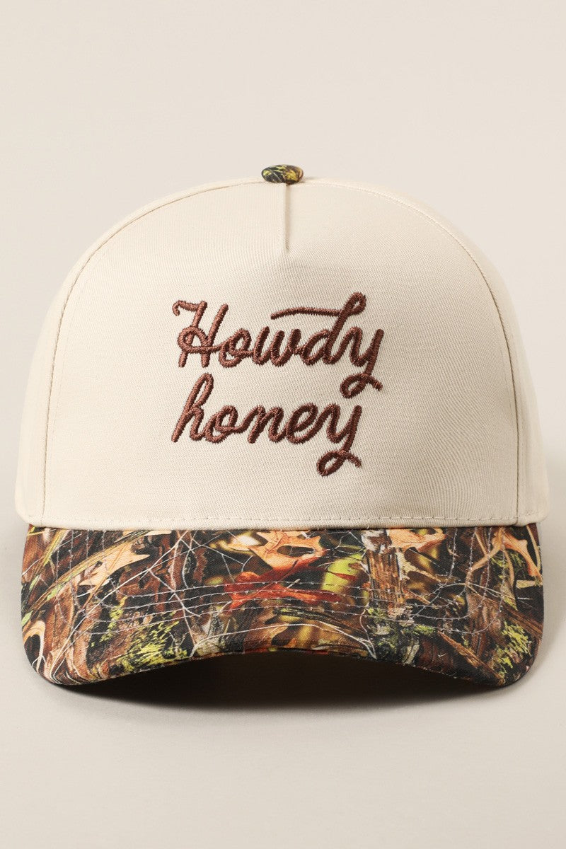 Howdy Honey Embroidered Western Trucker Hat