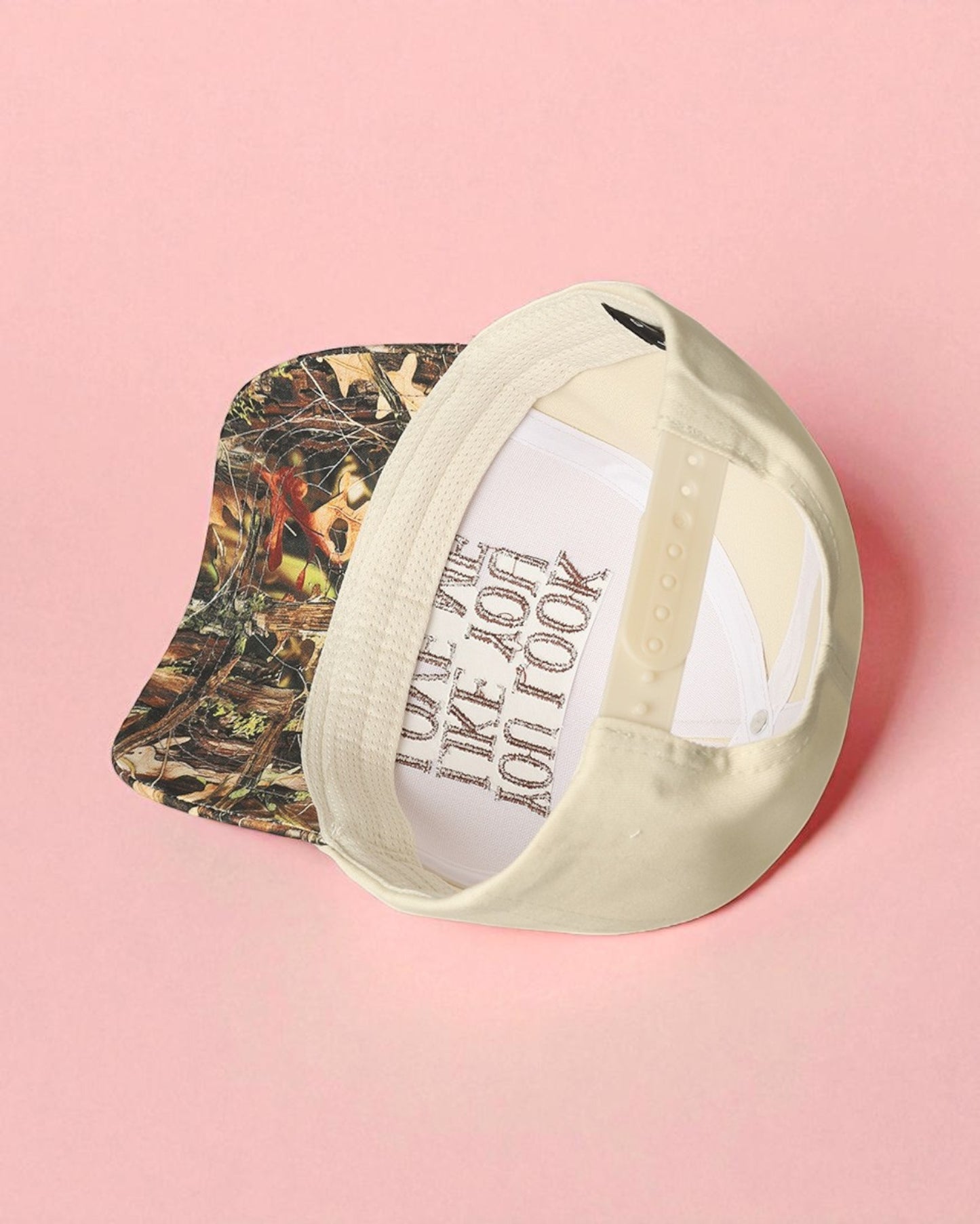 You Look Like You Love Me Camo Trucker Hat