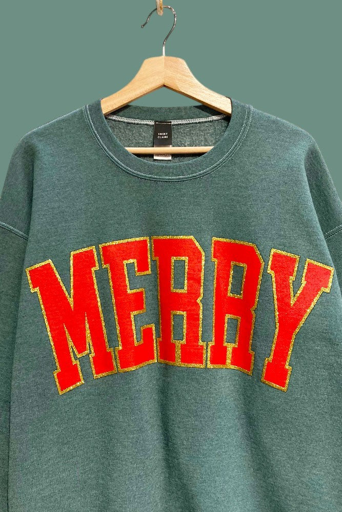 'MERRY' Holiday Sweatshirt