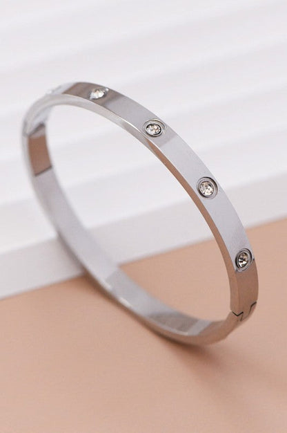 Hinged Bangle Bracelet