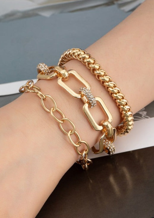 Chain Bracelets Set