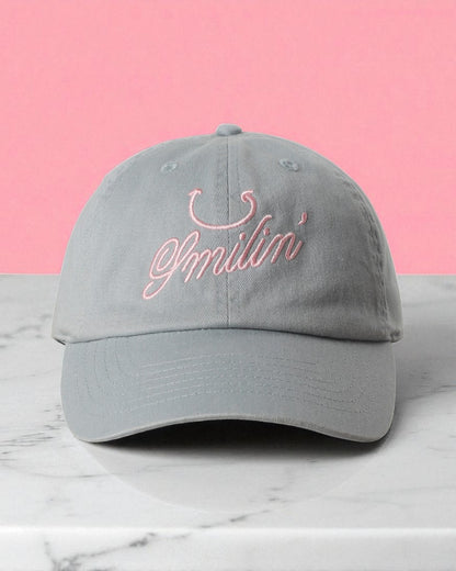 Smilin’ Embroidered Dad Hat