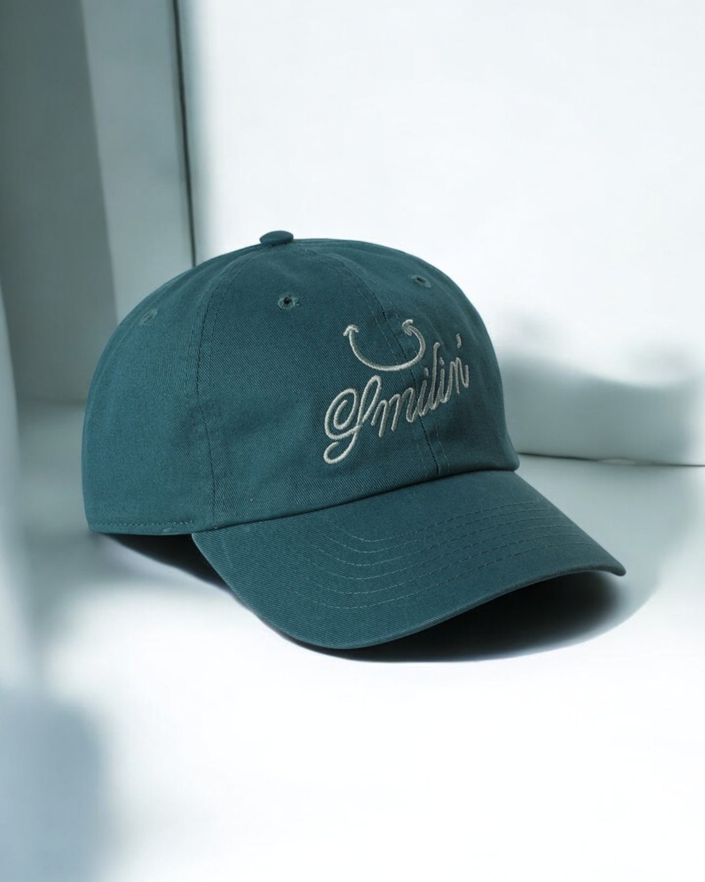 Smilin’ Embroidered Dad Hat