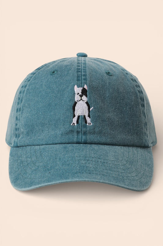 Pit Bull Embroidered Baseball Cap