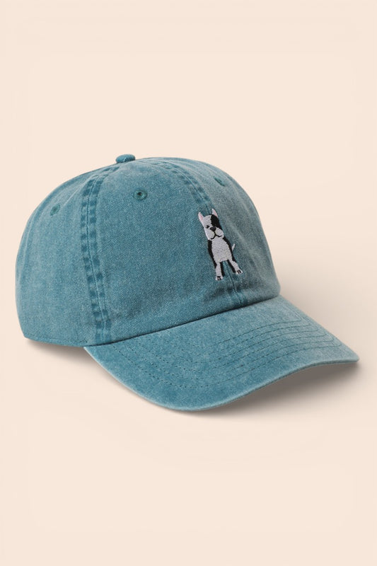 Pit Bull Embroidered Baseball Cap