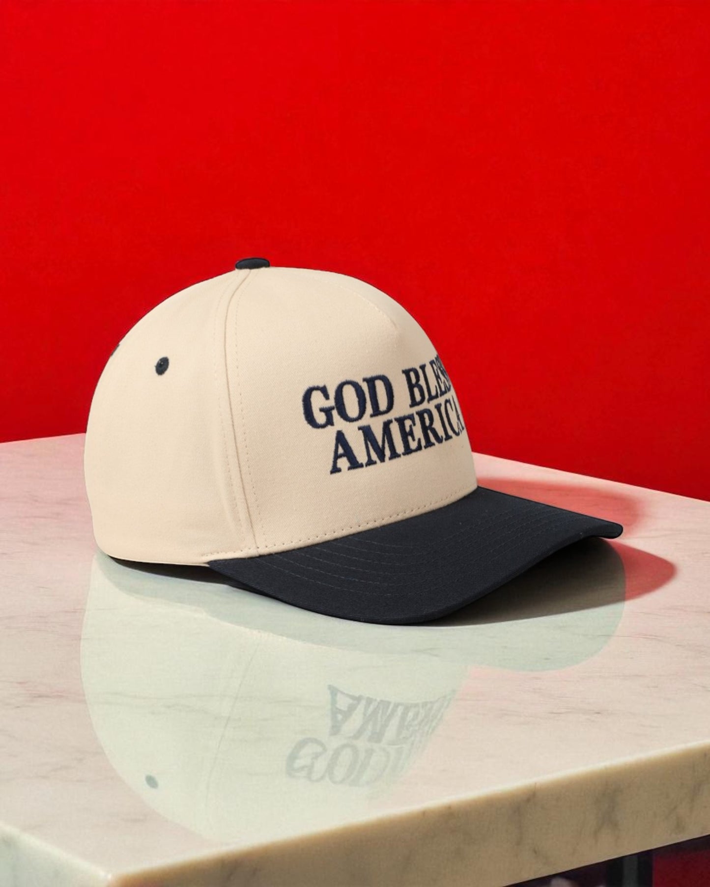God Bless America Two Tone Cap