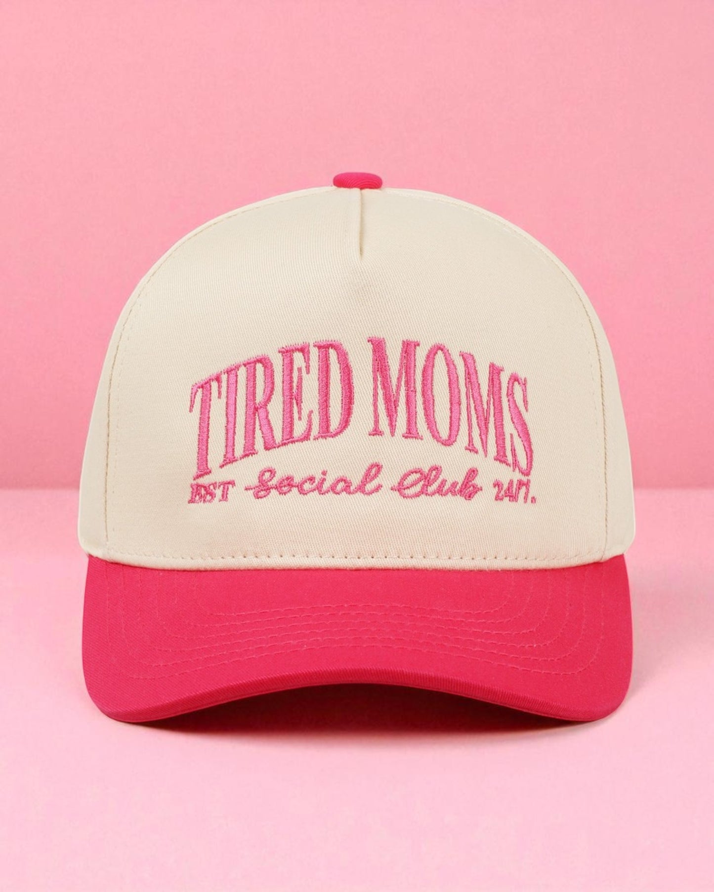 Tired Moms Social Club Two Tone Hat