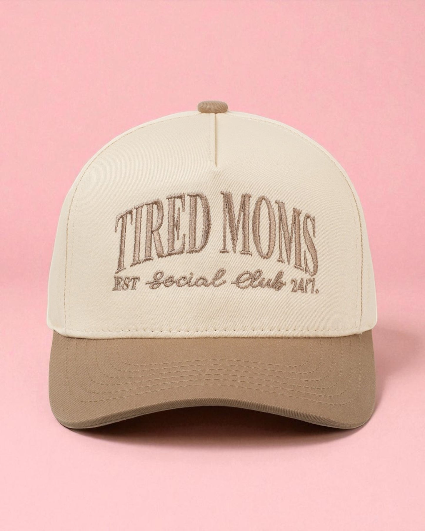 Tired Moms Social Club Two Tone Hat