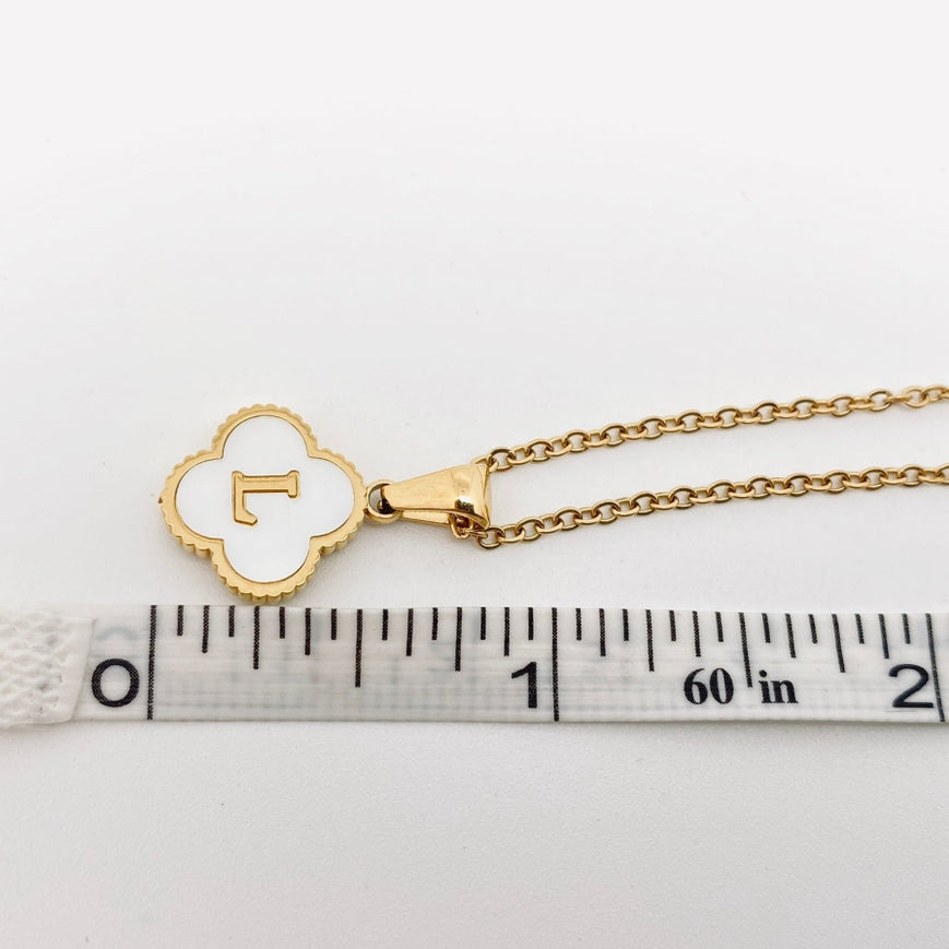 Clover Initial Necklace