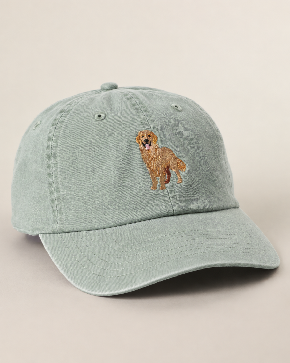 Golden Retriever Embroidered Baseball Cap