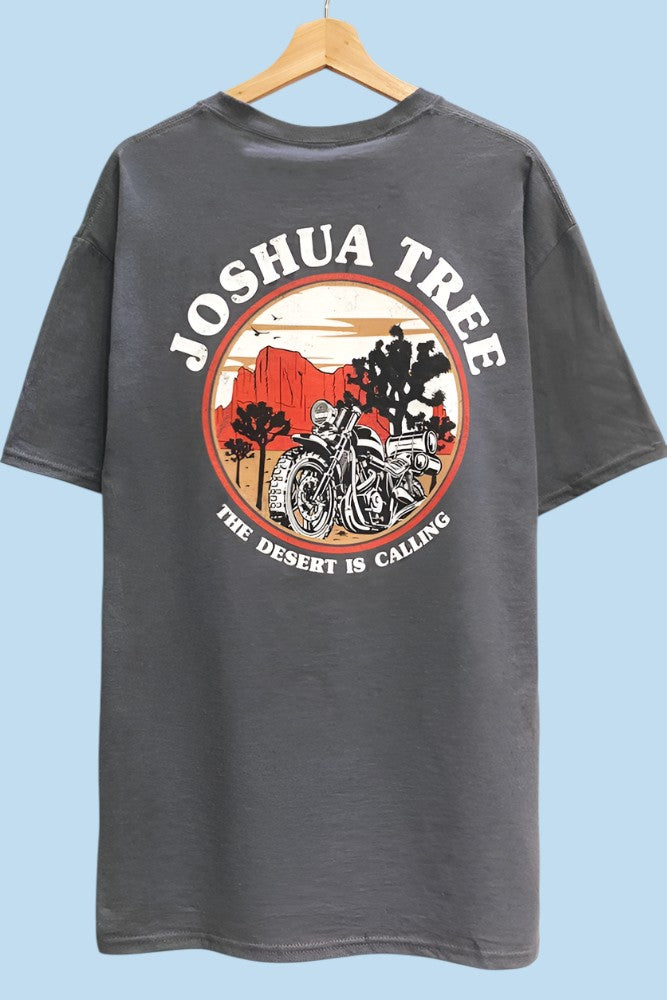 Joshua Tree Graphic T-Shirt – Wander and Roam Desert Adventure Tee