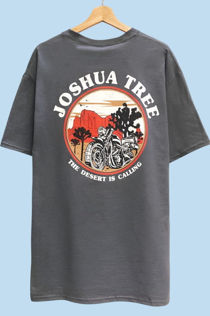 Joshua Tree Graphic T-Shirt – Wander and Roam Desert Adventure Tee