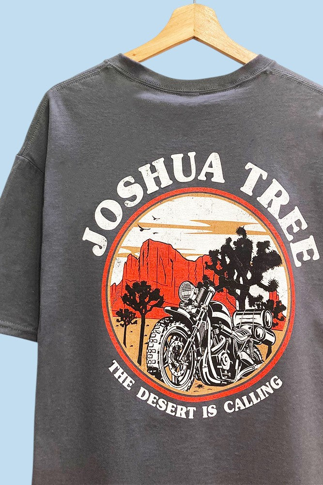 Joshua Tree Graphic T-Shirt – Wander and Roam Desert Adventure Tee