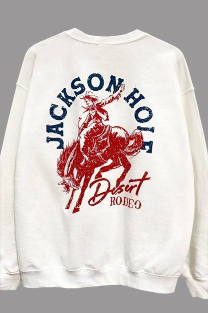 Jackson Hole Desert Rodeo Vintage Graphic Sweatshirt