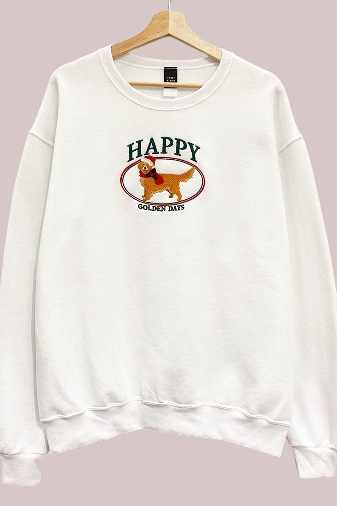 Holiday Golden Retriever Sweatshirt