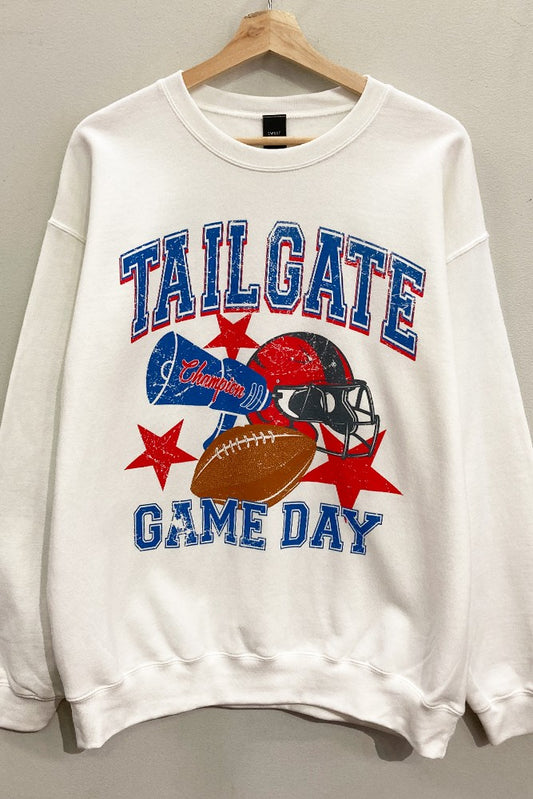 Tailgate Game Day Football Graphic Sweatshirt
