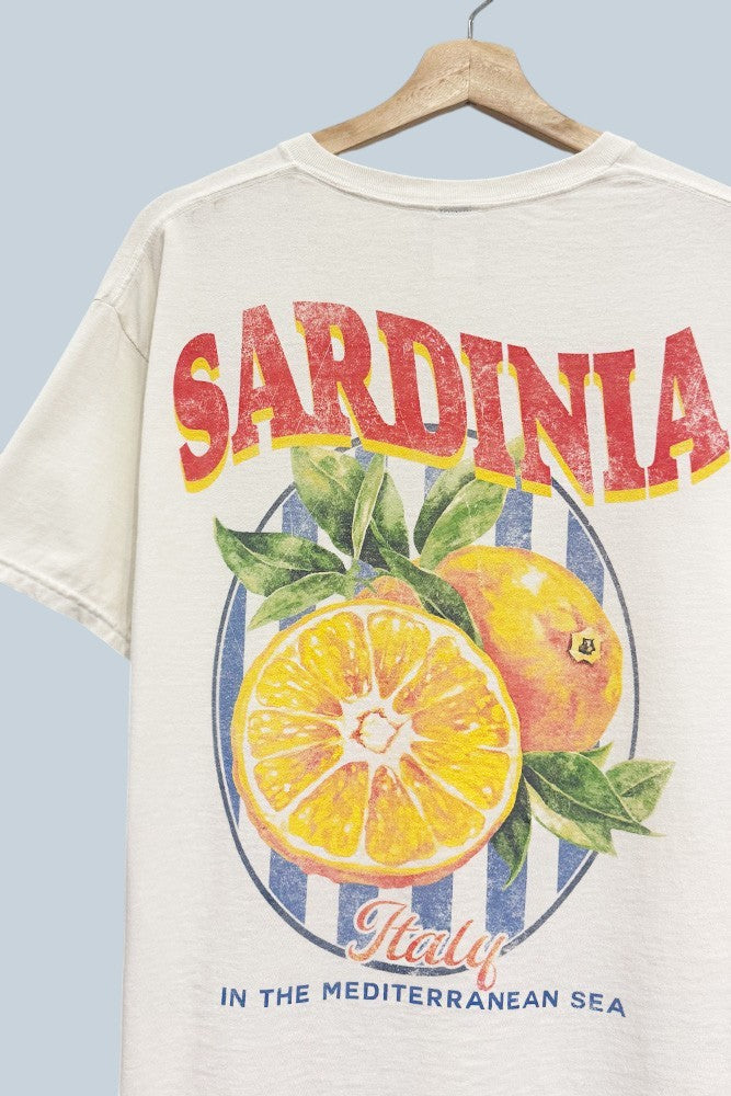 Sardinia Oversized Graphic Tee