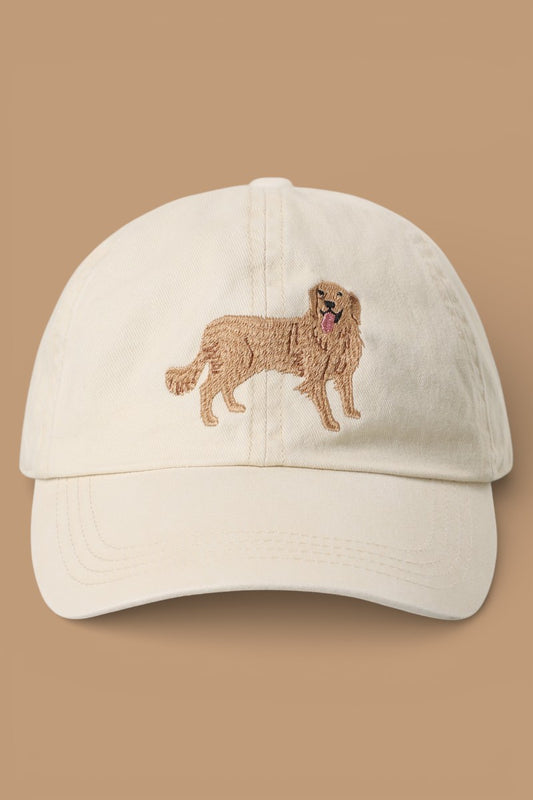 Golden Retriever Embroidered Baseball Cap