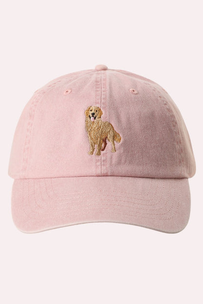 Golden Retriever Embroidered Baseball Cap