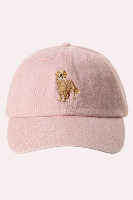 Golden Retriever Embroidered Baseball Cap